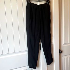 JCrew Black Stretch Waist Tailored Trousers